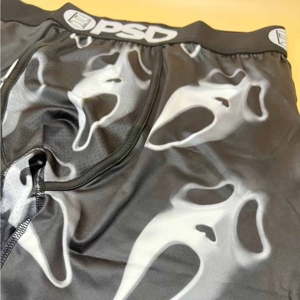 Mens Large PSD Ghostface Scream Movie Boxer Briefs Underwear